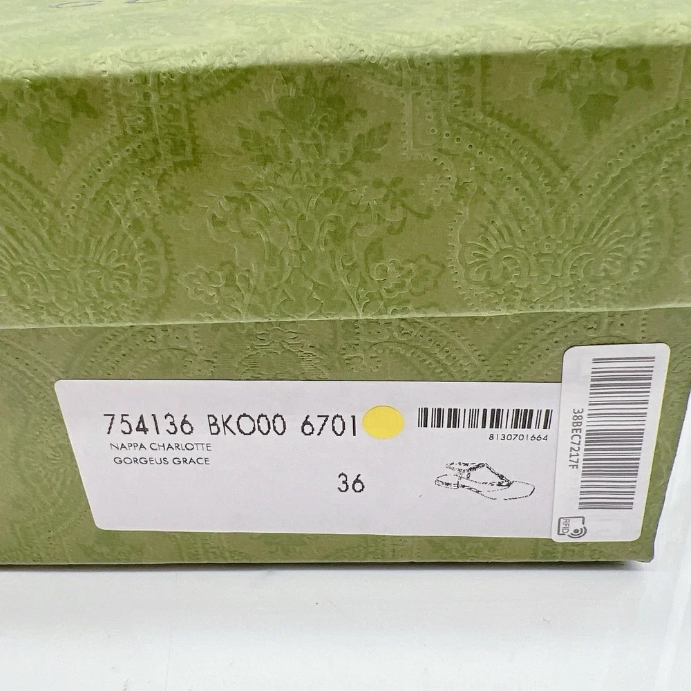 GUCCI Womens Ballet Flat DOUBLE G INTERLOCKING LOGO Slingback Pink Leather EU 36 - Picture 14 of 14